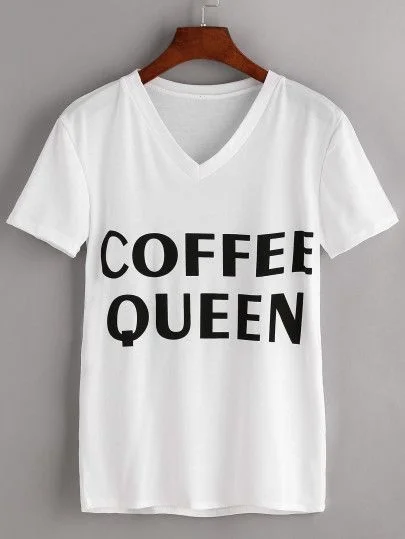 custom v neck t shirt printing Design 3